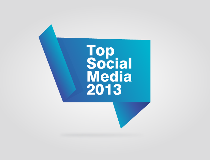top social media 2013